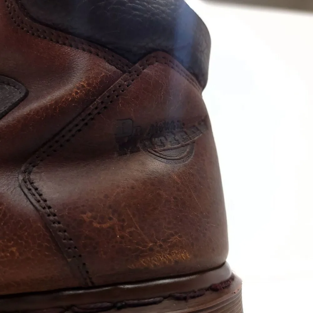 Dr. Martens 8280 Vintage Brown Leather Ankle Trail Hiking Boots Mens 9 Gorpcore